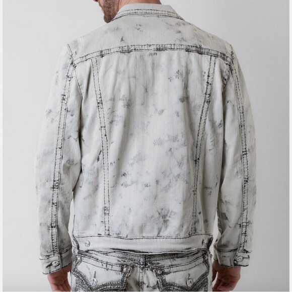 Rock Revival Devin Denim Jean Jacket - Picture 2 of 2